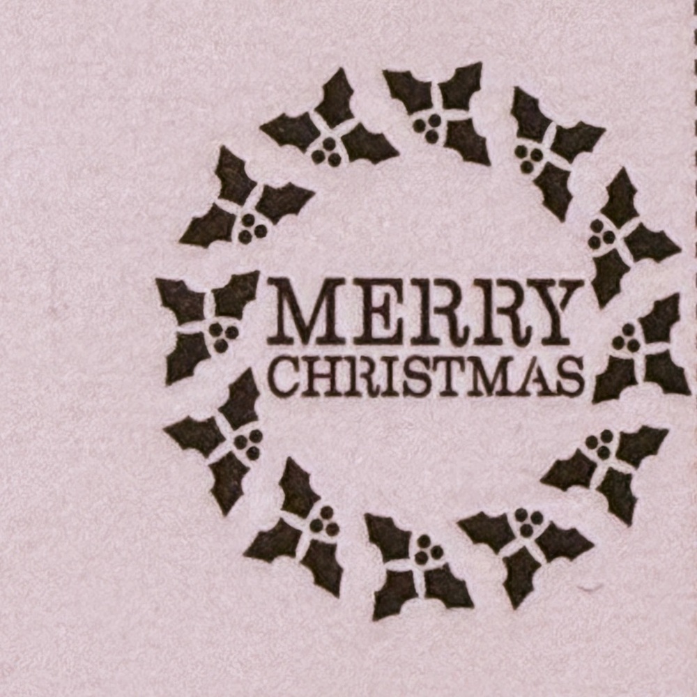 Merry Christmas 🎁🎄 Holiday Stencil 12x12 – DIY Wall Art Craft (1 Sheet)